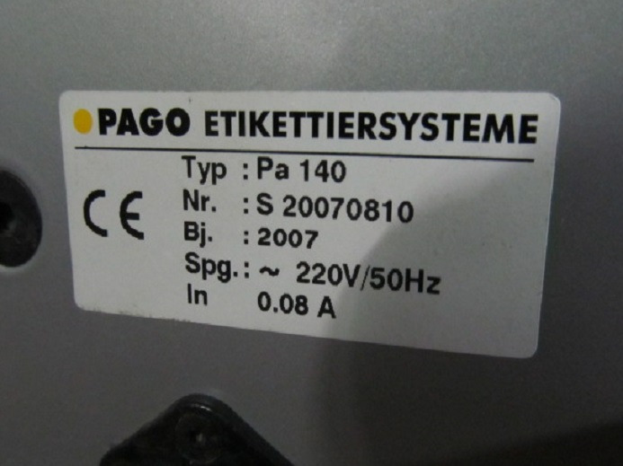 AUTO.ETIKETTENSPENDER PAGO 140 - 인쇄 기계 : 사진 4 AUTO.ETIKETTENSPENDER PAGO 140 - 인쇄 기계 : 사진 4
