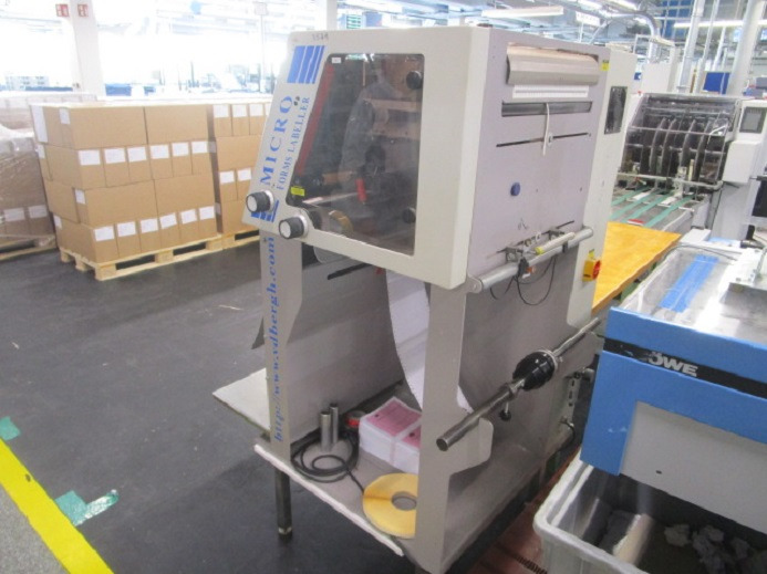 MICRO-FORMS LABELLER 18S (Klebt Etiketten auf Bogen) - 인쇄 기계 : 사진 2 MICRO-FORMS LABELLER 18S (Klebt Etiketten auf Bogen) - 인쇄 기계 : 사진 2