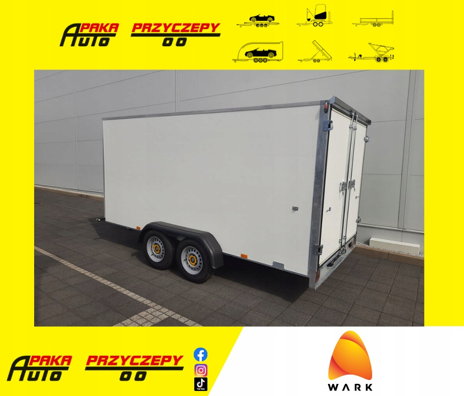 PRZYCZEPA KONTENER CARGO PAKA FURGON BOX 400 x 200 / CARGO CONTAINER TRAILER VAN BOX 400 x 200 - 밀폐형 박스 트레일러 : 사진 1 PRZYCZEPA KONTENER CARGO PAKA FURGON BOX 400 x 200 / CARGO CONTAINER TRAILER VAN BOX 400 x 200 - 밀폐형 박스 트레일러 : 사진 1