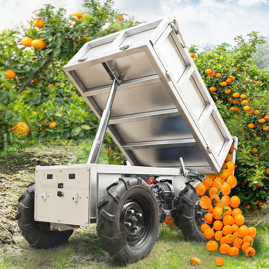 LEZUM Electric Remote Control Transporter Agricultural Orchard Farm Electric Utv Dump Trailer Material Handling Equipment All Terrain Transport Vehicle - 농장 티핑 트레일러/ 덤프 : 사진 5 LEZUM Electric Remote Control Transporter Agricultural Orchard Farm Electric Utv Dump Trailer Material Handling Equipment All Terrain Transport Vehicle - 농장 티핑 트레일러/ 덤프 : 사진 5