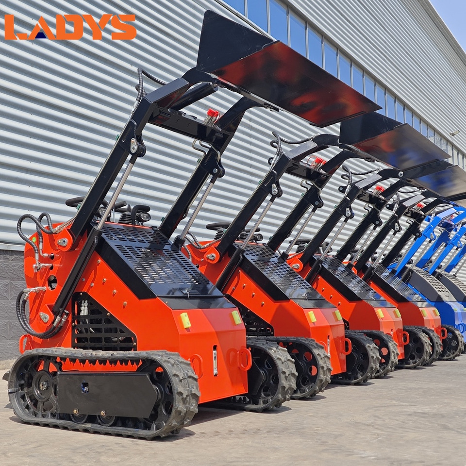 LADYS Free Shipping Mini Skid Steer Loader Compact Track Electric/Diesel Chinese Mini Skid Steer Loader For Sale With Mini Skid Steer Attachments 4 In 1 Bucket - 스키드 스티어 로더 : 사진 1 LADYS Free Shipping Mini Skid Steer Loader Compact Track Electric/Diesel Chinese Mini Skid Steer Loader For Sale With Mini Skid Steer Attachments 4 In 1 Bucket - 스키드 스티어 로더 : 사진 1
