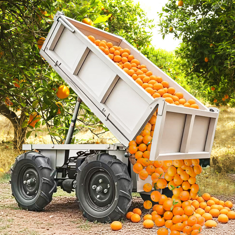 LEZUM Electric Remote Control Transporter Agricultural Orchard Farm Electric Utv Material Handling Equipment All Terrain Transport Vehicle - 농장 티핑 트레일러/ 덤프 : 사진 2 LEZUM Electric Remote Control Transporter Agricultural Orchard Farm Electric Utv Material Handling Equipment All Terrain Transport Vehicle - 농장 티핑 트레일러/ 덤프 : 사진 2