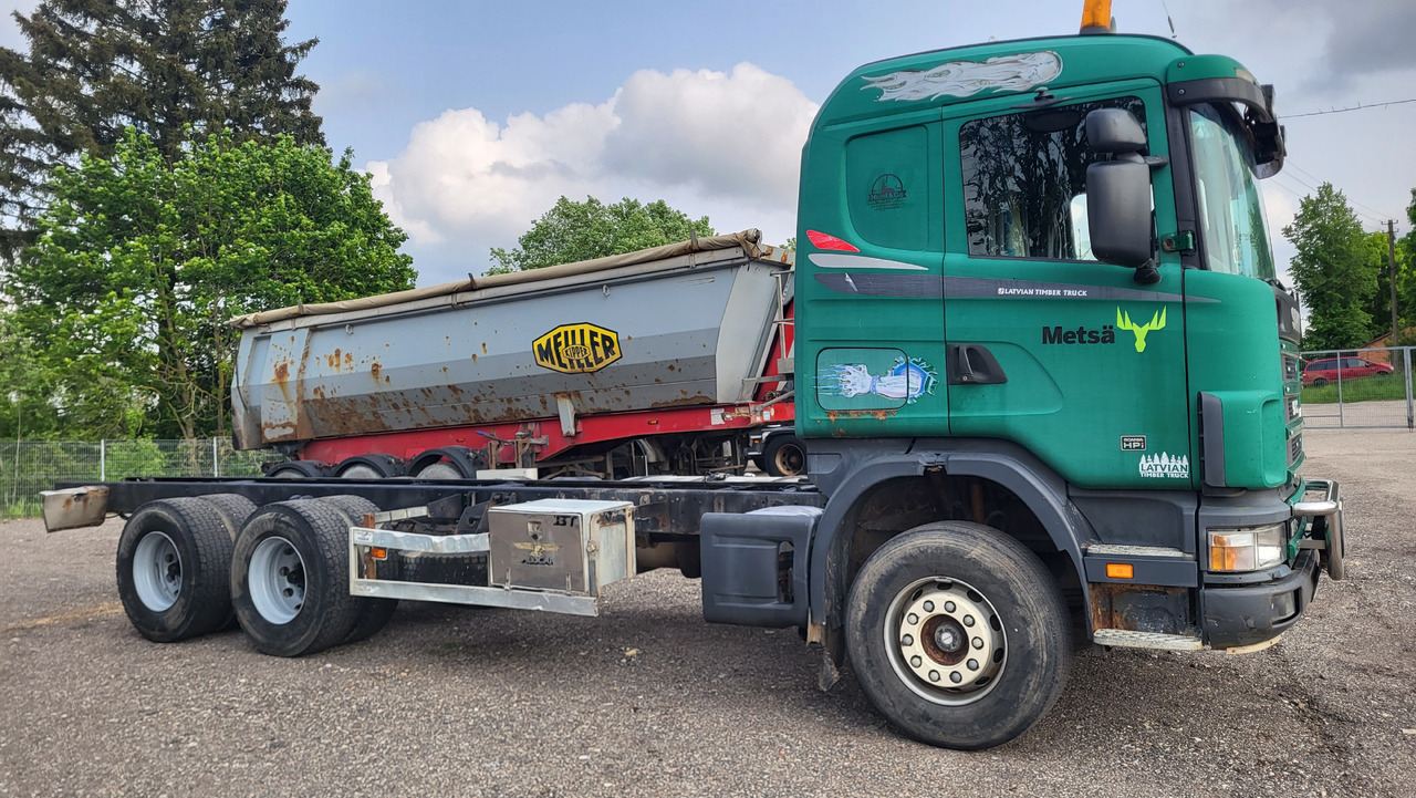 SCANIA R124 420 6X4 - 캡 새시 트럭 : 사진 4 SCANIA R124 420 6X4 - 캡 새시 트럭 : 사진 4
