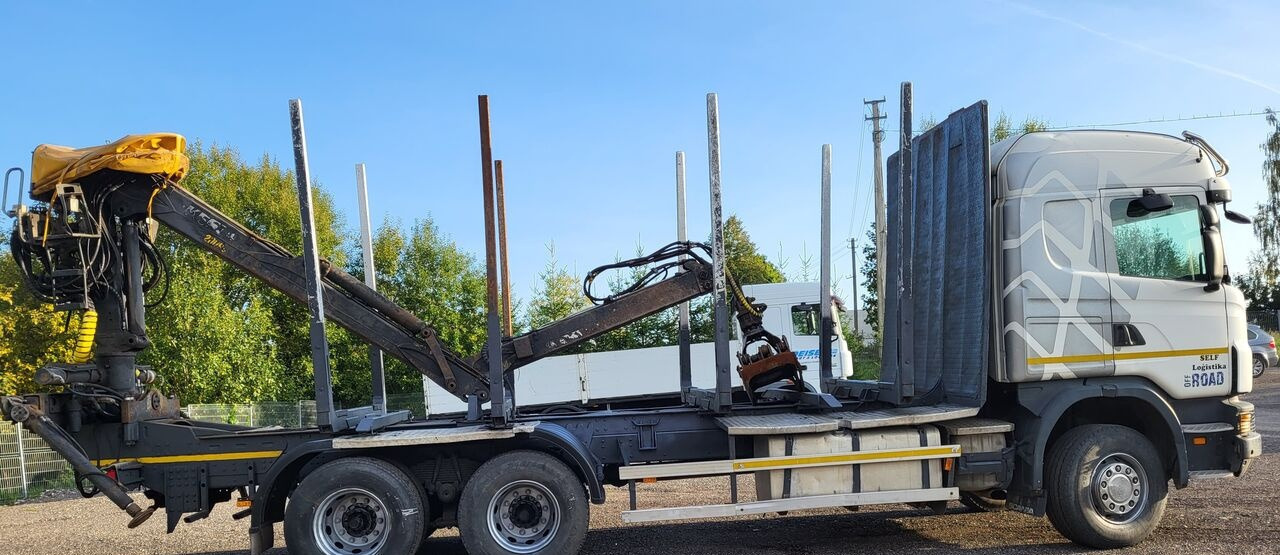 Scania G480 - 목재 트럭, 크레인 트럭 : 사진 4 Scania G480 - 목재 트럭, 크레인 트럭 : 사진 4