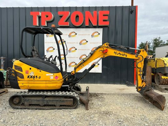 Kubota KX61-3 à 18500 € HT - 미니 굴삭기 : 사진 1 Kubota KX61-3 à 18500 € HT - 미니 굴삭기 : 사진 1