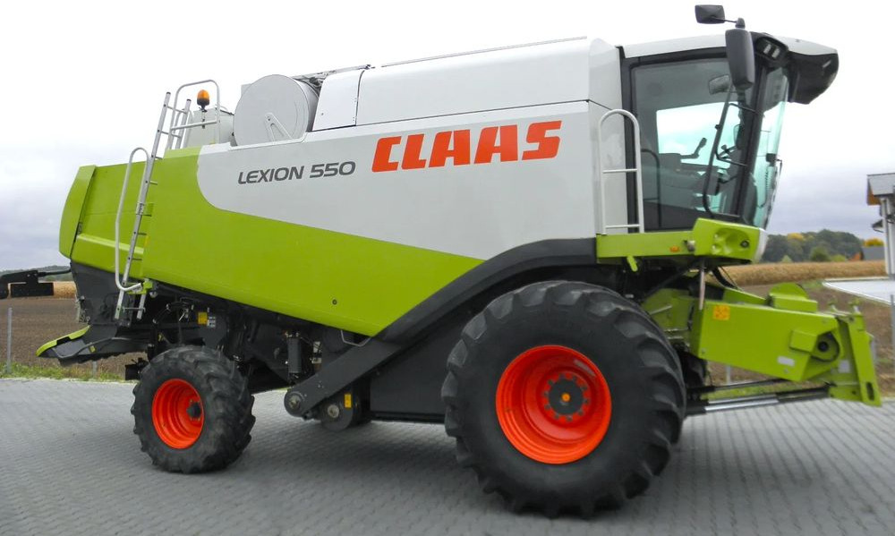 Claas Lexion 550 2005 Rok, heder V750, Najbogatsza Wersja, Nie Malowany, Stan Idealny - 목초수확기 : 사진 3 Claas Lexion 550 2005 Rok, heder V750, Najbogatsza Wersja, Nie Malowany, Stan Idealny - 목초수확기 : 사진 3