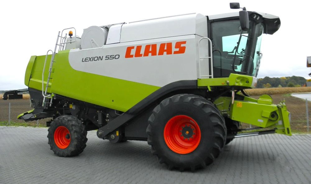 Claas Lexion 550 2005 Rok, heder V750, Najbogatsza Wersja, Nie Malowany, Stan Idealny - 목초수확기 : 사진 5 Claas Lexion 550 2005 Rok, heder V750, Najbogatsza Wersja, Nie Malowany, Stan Idealny - 목초수확기 : 사진 5