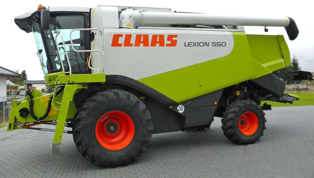 Claas Lexion 550 2005 Rok, heder V750, Najbogatsza Wersja, Nie Malowany, Stan Idealny - 목초수확기 : 사진 4 Claas Lexion 550 2005 Rok, heder V750, Najbogatsza Wersja, Nie Malowany, Stan Idealny - 목초수확기 : 사진 4