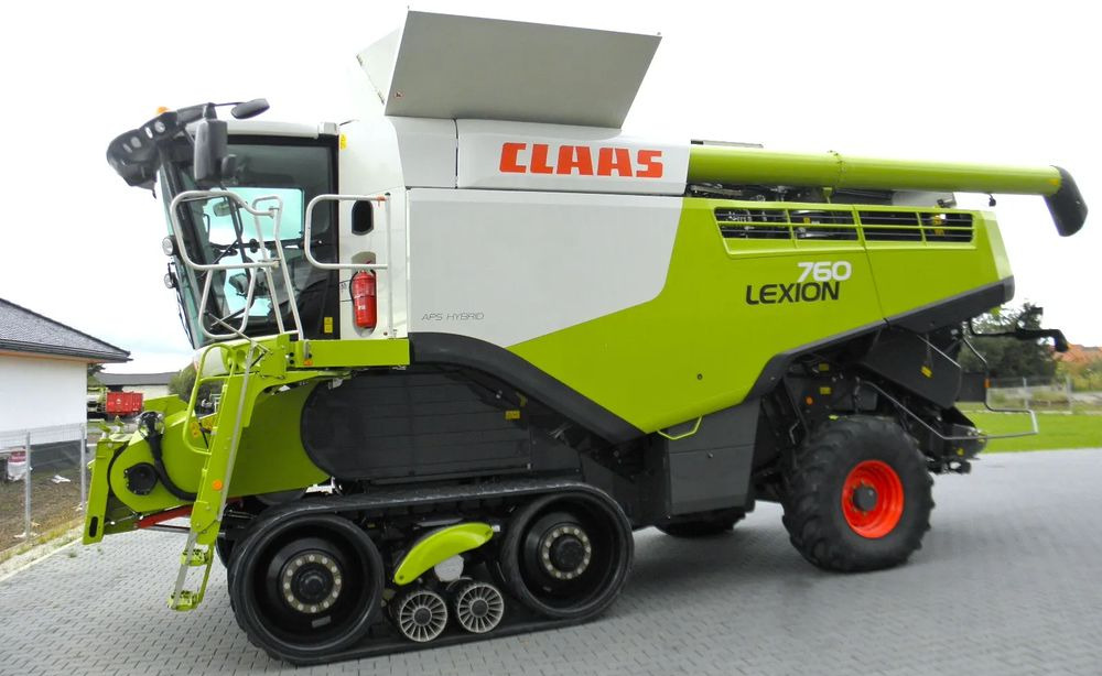 Claas Lexion 760 Terra Trac 2015 Rok, 1900 motgodzin, Heder V 930 2019 Rok, Najbogatsza Wersja, Nie Malowany, Stan Idealny - 목초수확기 : 사진 4 Claas Lexion 760 Terra Trac 2015 Rok, 1900 motgodzin, Heder V 930 2019 Rok, Najbogatsza Wersja, Nie Malowany, Stan Idealny - 목초수확기 : 사진 4