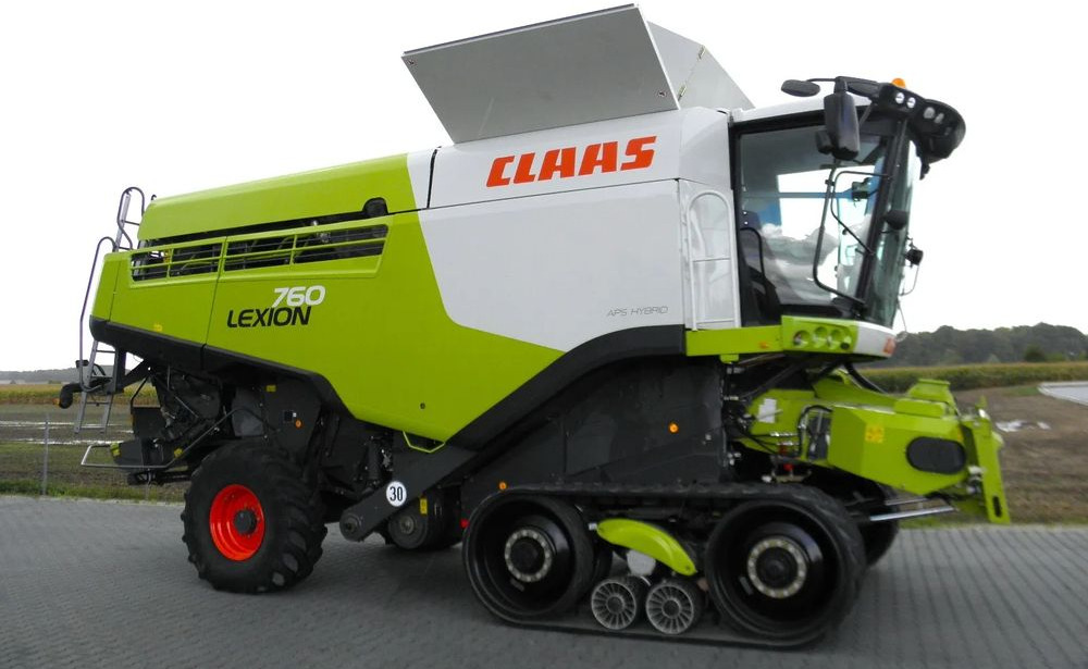 Claas Lexion 760 Terra Trac 2015 Rok, 1900 motgodzin, Heder V 930 2019 Rok, Najbogatsza Wersja, Nie Malowany, Stan Idealny - 목초수확기 : 사진 1 Claas Lexion 760 Terra Trac 2015 Rok, 1900 motgodzin, Heder V 930 2019 Rok, Najbogatsza Wersja, Nie Malowany, Stan Idealny - 목초수확기 : 사진 1