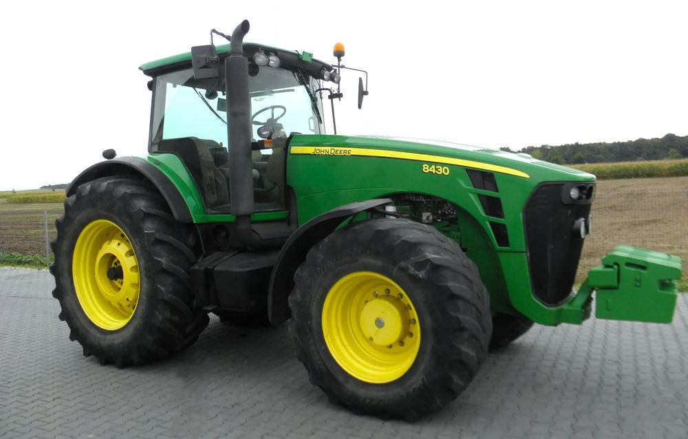 John Deere 8430 2008 Rok, Nie Malowany, Stan Bardzo Dobry - 장궤형 트랙터 : 사진 2 John Deere 8430 2008 Rok, Nie Malowany, Stan Bardzo Dobry - 장궤형 트랙터 : 사진 2
