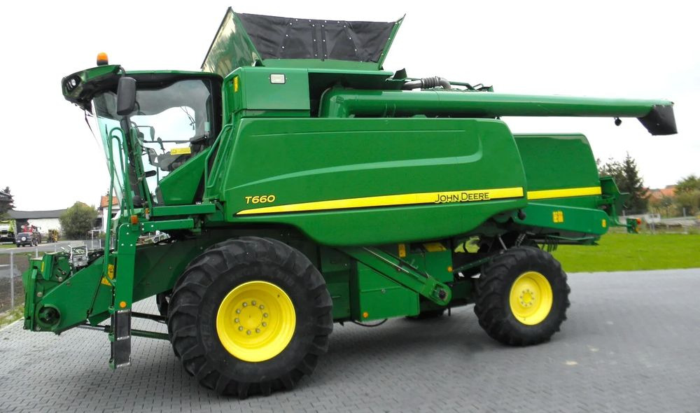 John Deere T660 2014 Rok, heder 7,6m, 2700 mtg na silniku, Najbogatsza Wersja, Nie Malowany, Stan Idealny - 목초수확기 : 사진 3 John Deere T660 2014 Rok, heder 7,6m, 2700 mtg na silniku, Najbogatsza Wersja, Nie Malowany, Stan Idealny - 목초수확기 : 사진 3