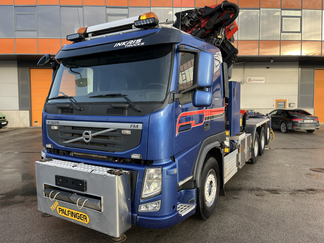 VOLVO FM 500 8X4 + Crane Palfinger PK53002SH YEAR 2016 + JIB PJ125 - 크레인 트럭 : 사진 4 VOLVO FM 500 8X4 + Crane Palfinger PK53002SH YEAR 2016 + JIB PJ125 - 크레인 트럭 : 사진 4