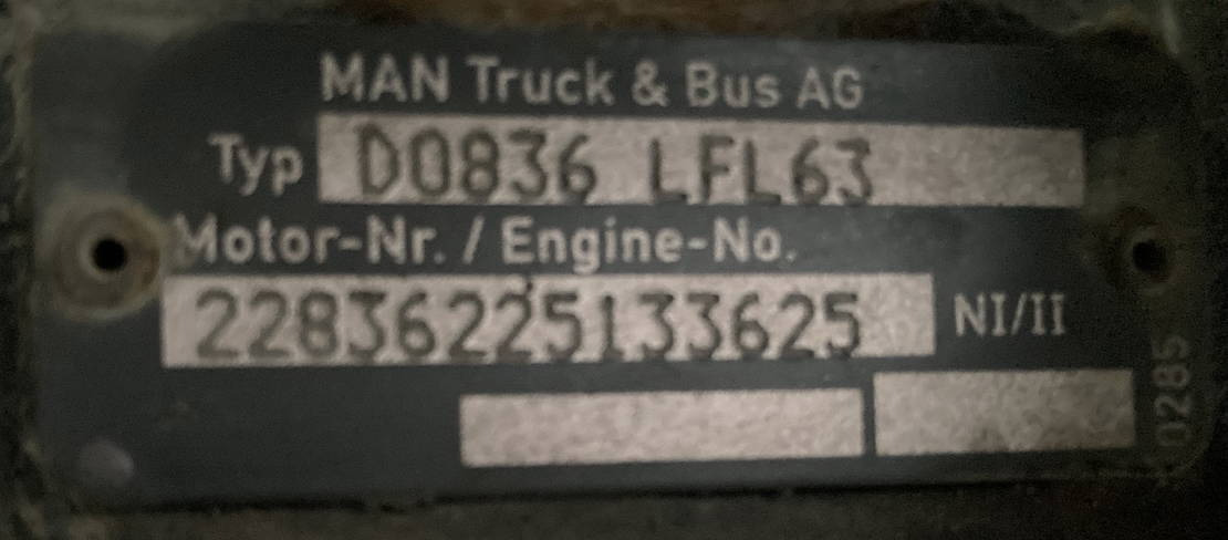 MAN Motor MAN TGM D0836 Euro 5 0836 LFL63 TGL - 엔진 트럭 용 : 사진 4 MAN Motor MAN TGM D0836 Euro 5 0836 LFL63 TGL - 엔진 트럭 용 : 사진 4