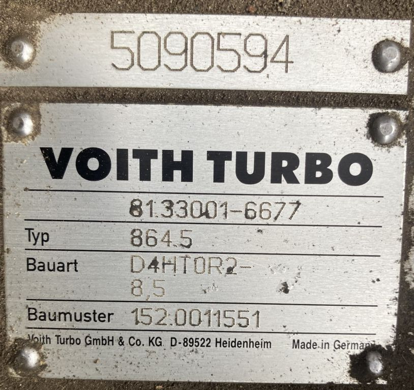 MAN Voith 864.5 D4HT0R2 -8.5E MAN Lions City 81.33001-6677 Getriebe Diwa - 변속기 버스 용 : 사진 2 MAN Voith 864.5 D4HT0R2 -8.5E MAN Lions City 81.33001-6677 Getriebe Diwa - 변속기 버스 용 : 사진 2