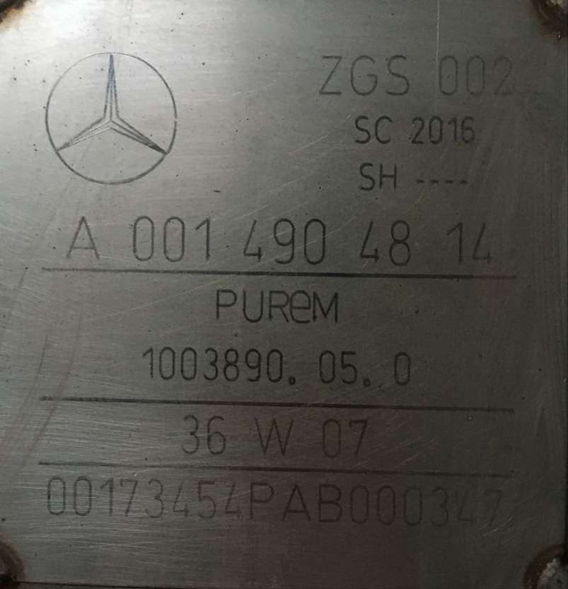 Mercedes-Benz Partikelfilter Mercedes Citaro A0014904814 Endschalldämpfer KAT ZG - 예비 부속 버스 용 : 사진 2 Mercedes-Benz Partikelfilter Mercedes Citaro A0014904814 Endschalldämpfer KAT ZG - 예비 부속 버스 용 : 사진 2