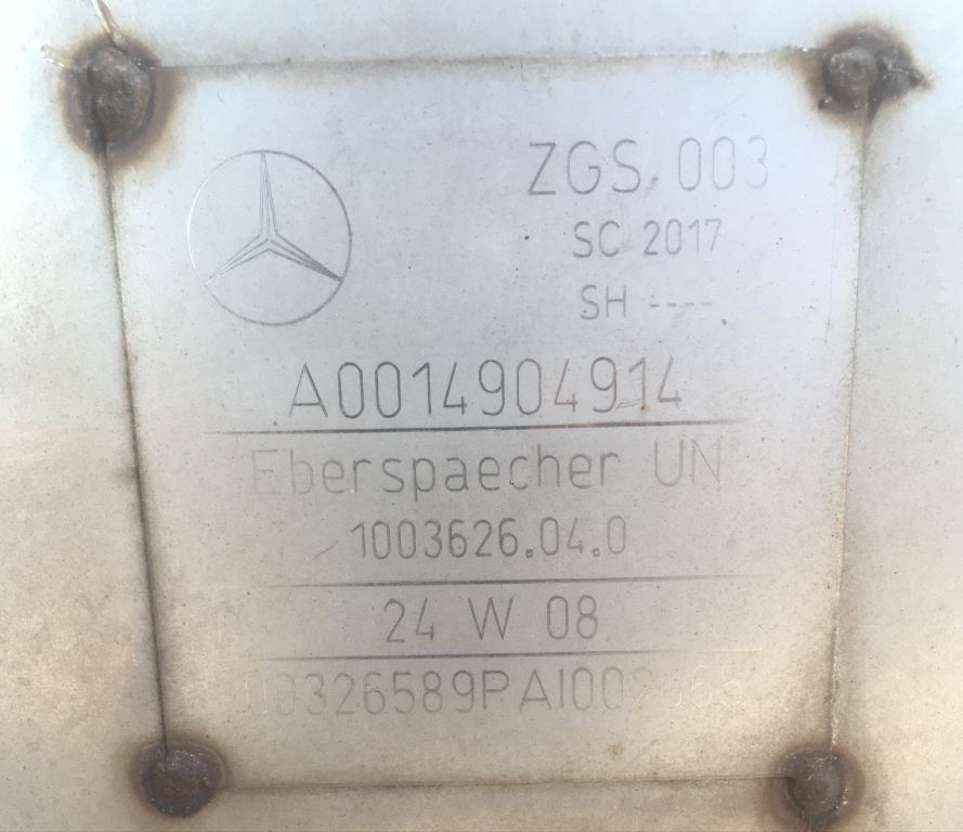 Mercedes-Benz Partikelfilter Mercedes Citaro LE A0014904914 Endschalldämpfer - 배기 시스템 : 사진 2 Mercedes-Benz Partikelfilter Mercedes Citaro LE A0014904914 Endschalldämpfer - 배기 시스템 : 사진 2