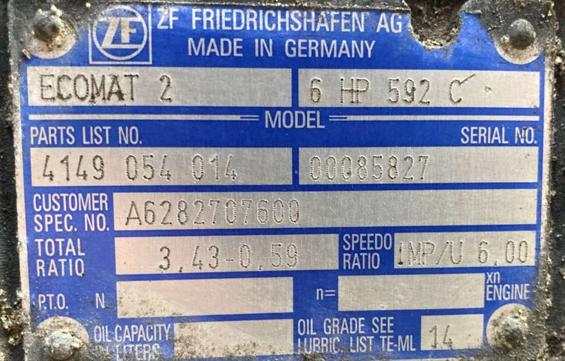 ZF Getriebe ZF 6HP 592C 6HP592C 4149054014 Mercedes Citaro Ecomat 2 - 기어박스 버스 용 : 사진 2 ZF Getriebe ZF 6HP 592C 6HP592C 4149054014 Mercedes Citaro Ecomat 2 - 기어박스 버스 용 : 사진 2