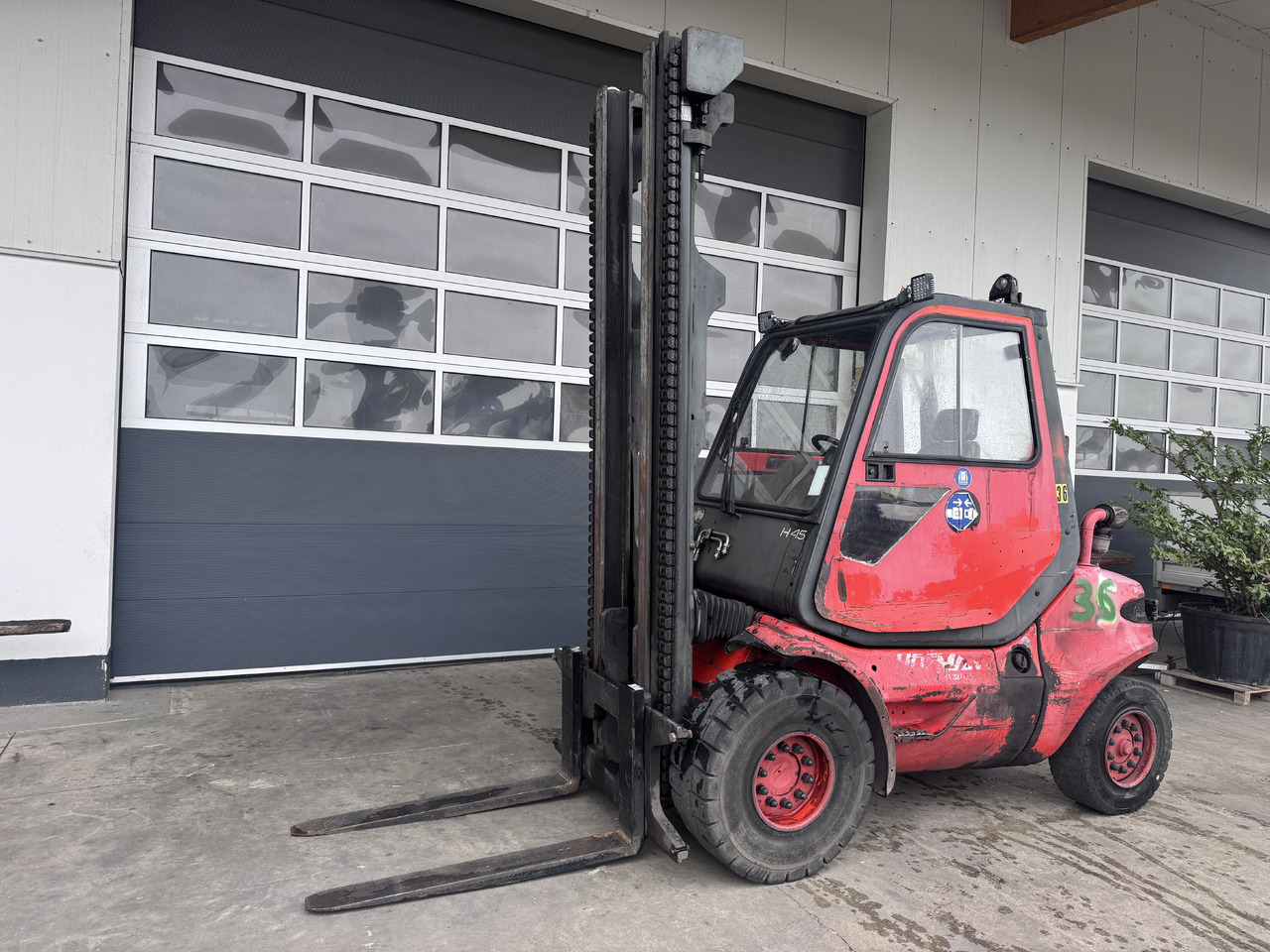 LINDE H 45 D 600 - 디젤 지게차 : 사진 2 LINDE H 45 D 600 - 디젤 지게차 : 사진 2
