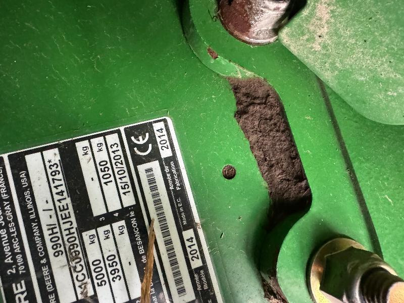 JOHN DEERE 990 HC - 원형 베일러 : 사진 2 JOHN DEERE 990 HC - 원형 베일러 : 사진 2