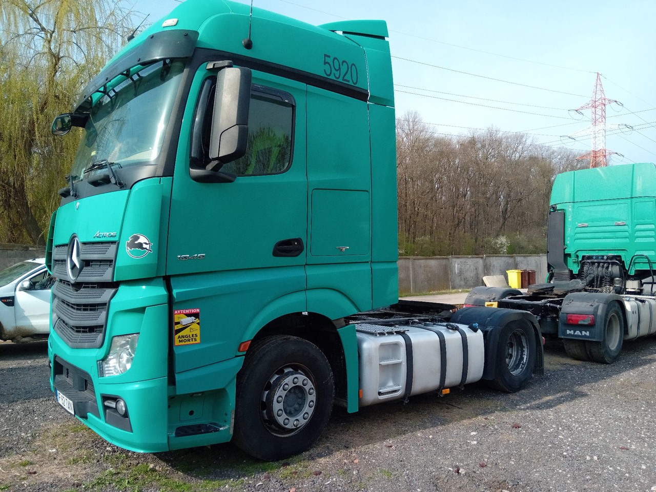 Mercedes-Benz Actros 18.45 - 트랙터 유닛 : 사진 3 Mercedes-Benz Actros 18.45 - 트랙터 유닛 : 사진 3