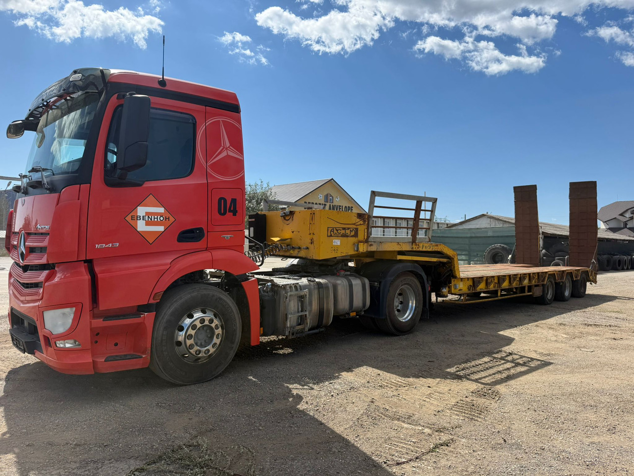 Mercedes-Benz Actros and Trailer ACTM Assembly - 트랙터 유닛, 저하대 세미 트레일러 : 사진 5 Mercedes-Benz Actros and Trailer ACTM Assembly - 트랙터 유닛, 저하대 세미 트레일러 : 사진 5