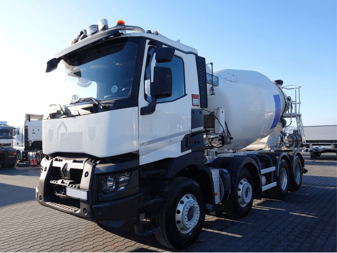 Renault C 430 8×4 Beton Mixer 9m3, TOP !!! - 콘크리트 믹서 트럭 : 사진 1 Renault C 430 8×4 Beton Mixer 9m3, TOP !!! - 콘크리트 믹서 트럭 : 사진 1