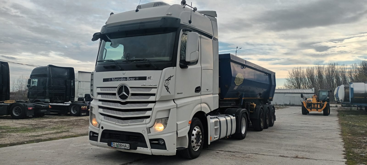 Tractor Head Mercedes-Benz Actros (2013) + Semi-trailer Tipper Meiller – Kipper (2005) - 트랙터 유닛 : 사진 1 Tractor Head Mercedes-Benz Actros (2013) + Semi-trailer Tipper Meiller – Kipper (2005) - 트랙터 유닛 : 사진 1