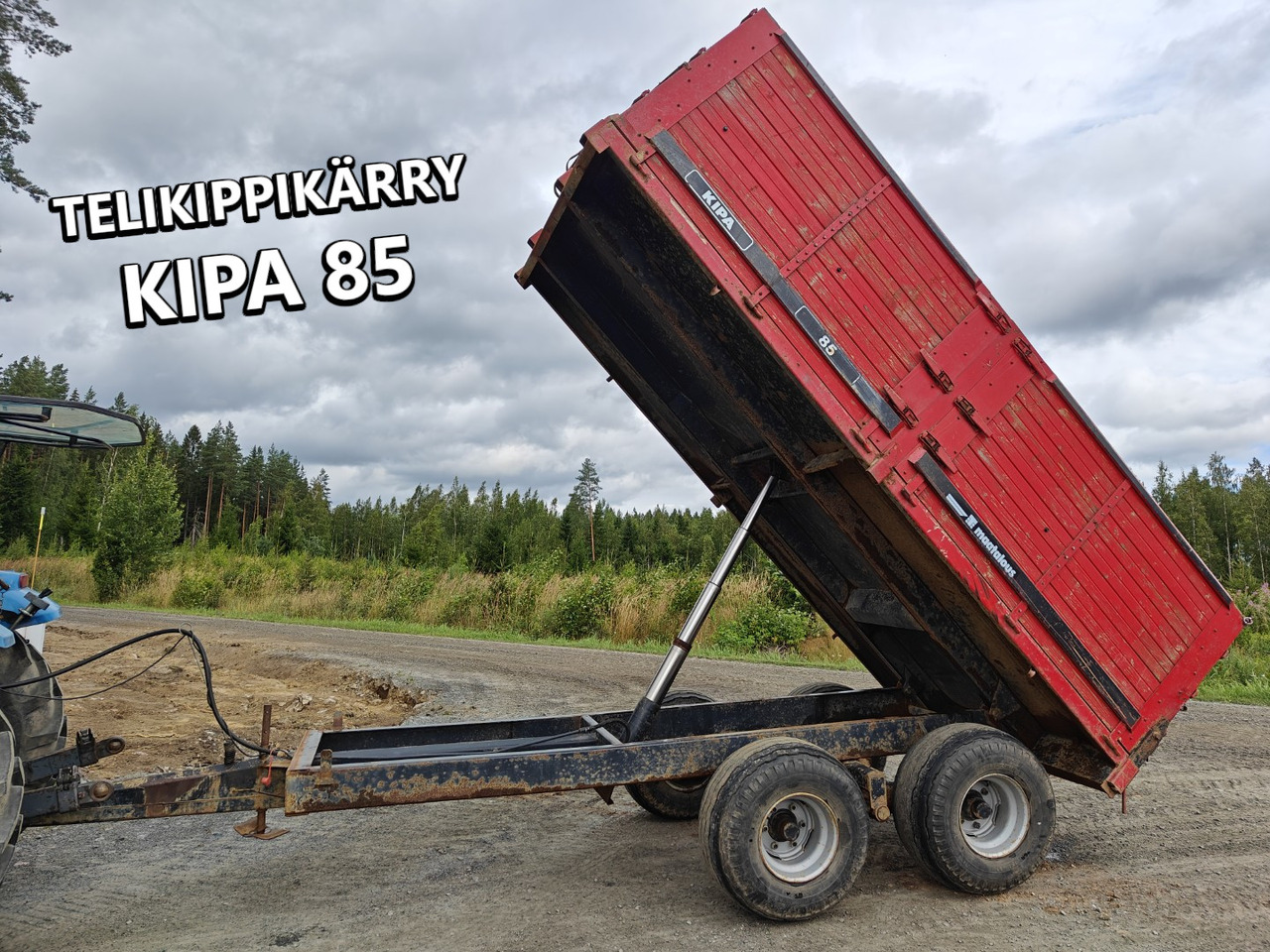 농장 티핑 트레일러/ 덤프 Kipa 85 telikippikärry : 사진 1