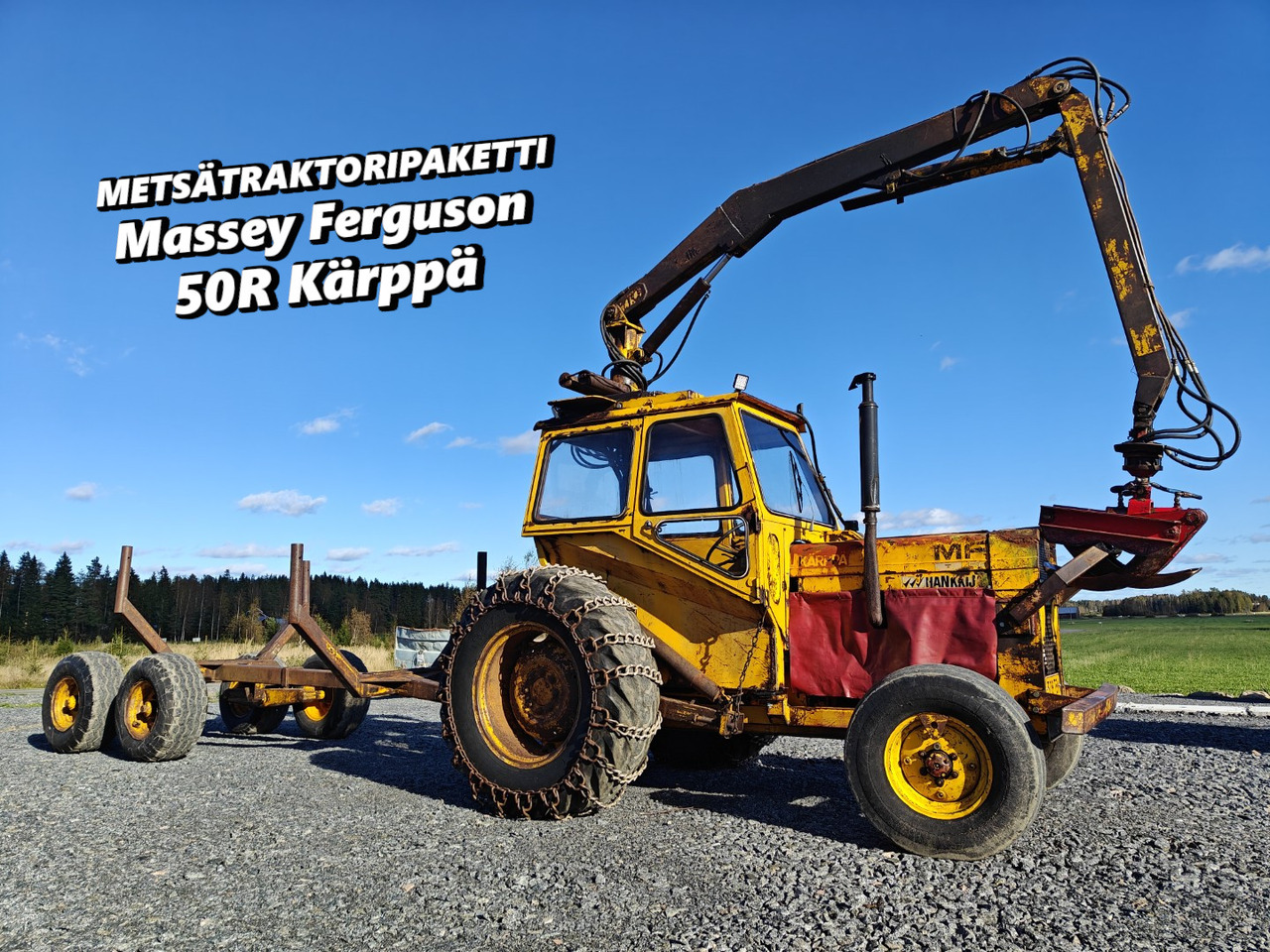 MASSEY FERGUSON 50R Kärppä - Metsätraktoripaketti - 장궤형 트랙터 : 사진 1 MASSEY FERGUSON 50R Kärppä - Metsätraktoripaketti - 장궤형 트랙터 : 사진 1