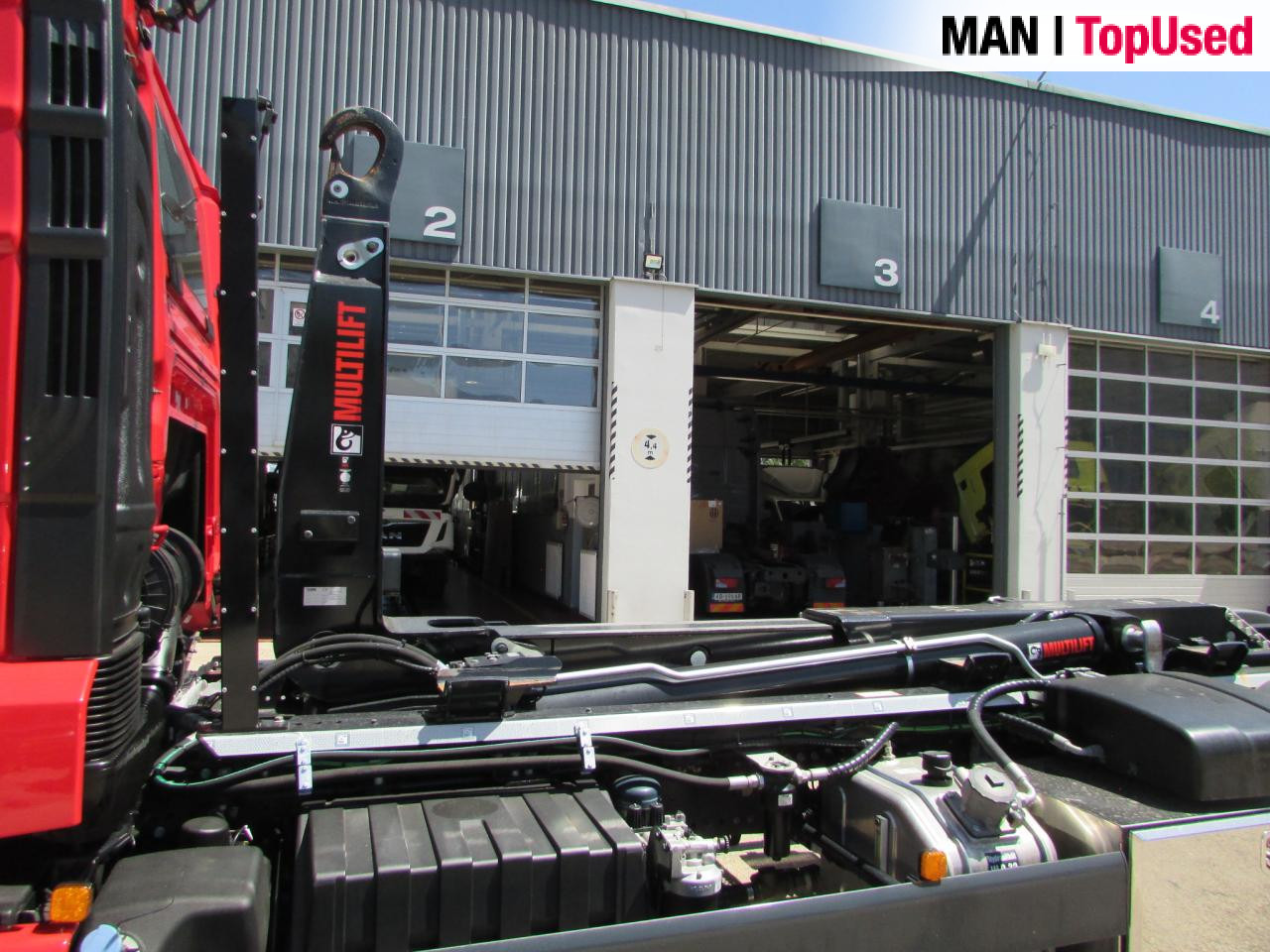 MAN TGS 26.480 6x2-4 BL CH Euro6 Retarder Klima AHK ZV - 후크 리프트 트럭 : 사진 5 MAN TGS 26.480 6x2-4 BL CH Euro6 Retarder Klima AHK ZV - 후크 리프트 트럭 : 사진 5