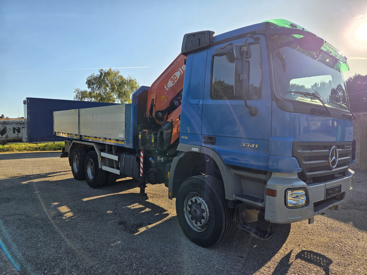 MERCEDES-BENZ ACTROS 3341 6x6 + CRANE PM 30 Radio Control - 드롭사이드/ 플랫베드 트럭, 크레인 트럭 : 사진 3 MERCEDES-BENZ ACTROS 3341 6x6 + CRANE PM 30 Radio Control - 드롭사이드/ 플랫베드 트럭, 크레인 트럭 : 사진 3