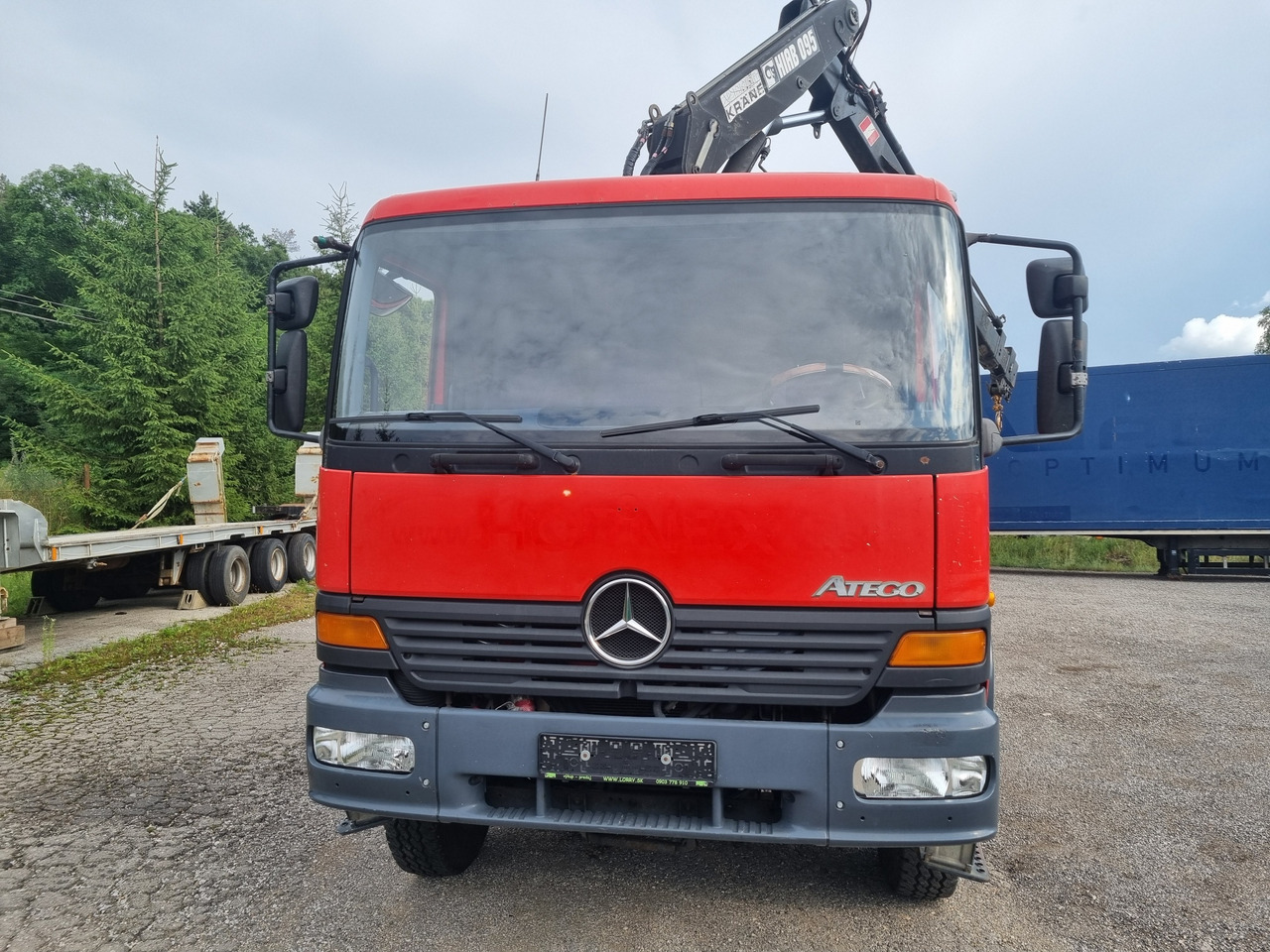 MERCEDES-BENZ ATEGO 1323 4x4 tipper + crane HIAB 095 - 덤프트럭, 크레인 트럭 : 사진 2 MERCEDES-BENZ ATEGO 1323 4x4 tipper + crane HIAB 095 - 덤프트럭, 크레인 트럭 : 사진 2