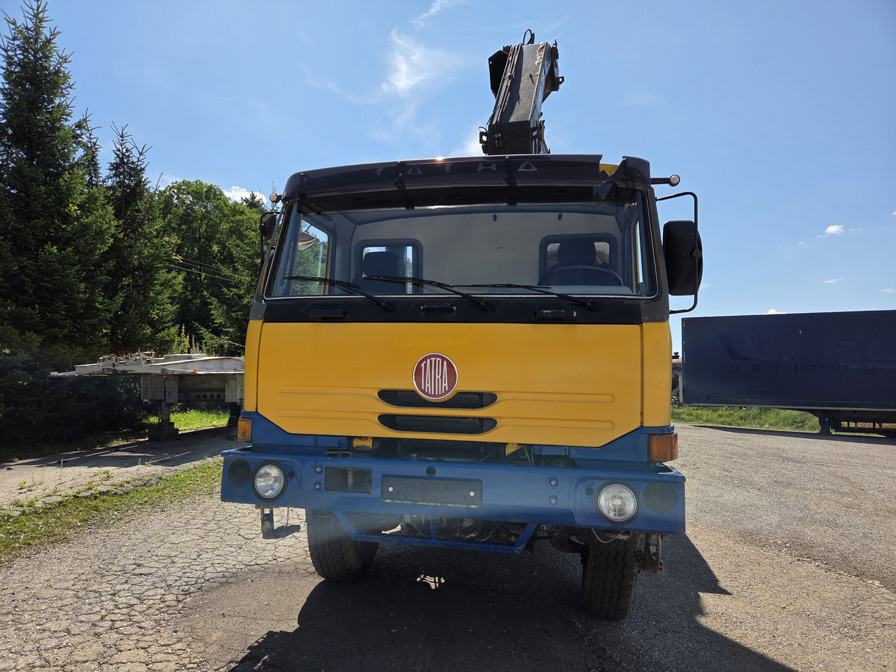 TATRA T815 260R11 6x6 + HIAB 250 - 드롭사이드/ 플랫베드 트럭, 크레인 트럭 : 사진 2 TATRA T815 260R11 6x6 + HIAB 250 - 드롭사이드/ 플랫베드 트럭, 크레인 트럭 : 사진 2