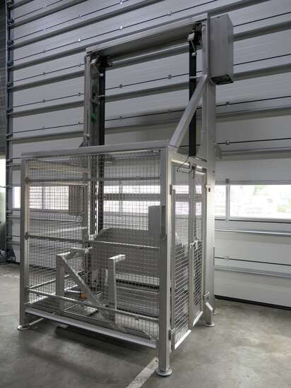 Lachnit lifter for palletboxes 322 L - 식품기계 : 사진 3 Lachnit lifter for palletboxes 322 L - 식품기계 : 사진 3