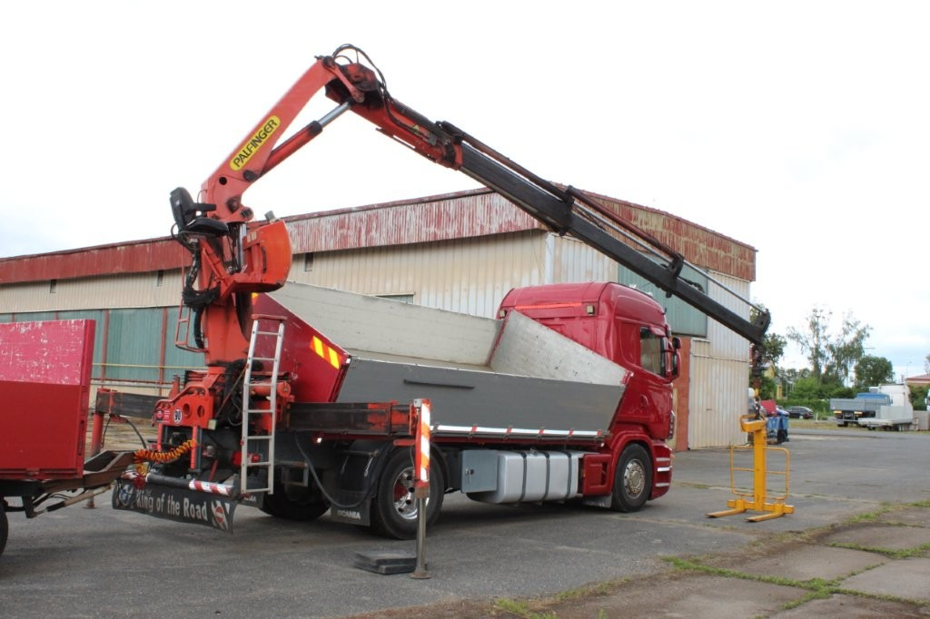 덤프트럭, 크레인 트럭 SCANIA R480 PALFINGER PK16000, EURO 5, CRANE FORKS : 사진 10