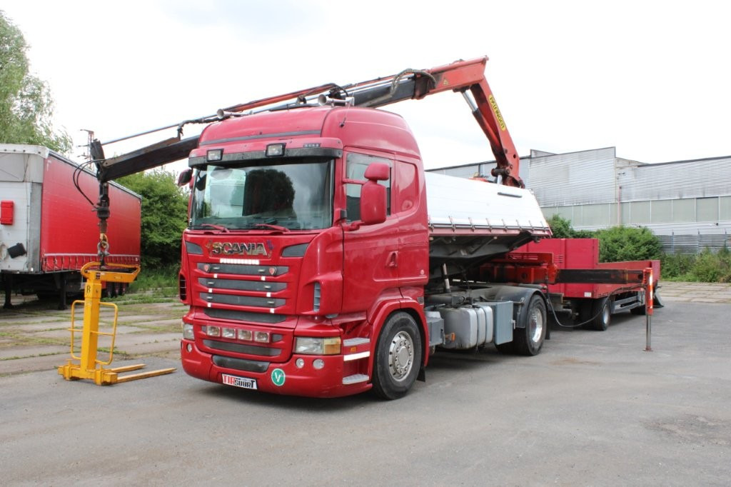 SCANIA R480 PALFINGER PK16000, EURO 5, CRANE FORKS - 덤프트럭, 크레인 트럭 : 사진 3 SCANIA R480 PALFINGER PK16000, EURO 5, CRANE FORKS - 덤프트럭, 크레인 트럭 : 사진 3