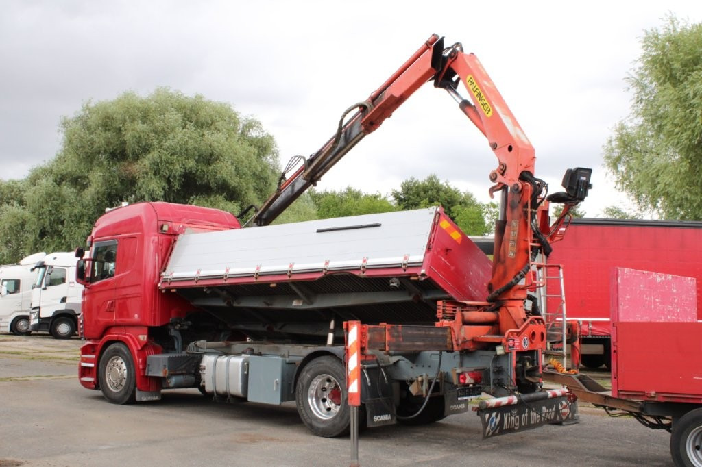 덤프트럭, 크레인 트럭 SCANIA R480 PALFINGER PK16000, EURO 5, CRANE FORKS : 사진 9