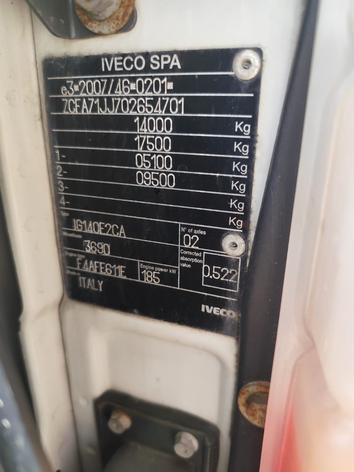 IVECO EUROCARGO 140-250 - 캡 새시 트럭 : 사진 2 IVECO EUROCARGO 140-250 - 캡 새시 트럭 : 사진 2