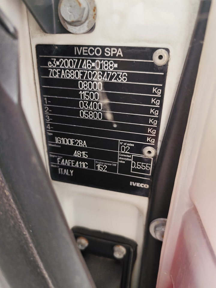 IVECO EUROCARGO 80-210 - 크레인 트럭 : 사진 2 IVECO EUROCARGO 80-210 - 크레인 트럭 : 사진 2