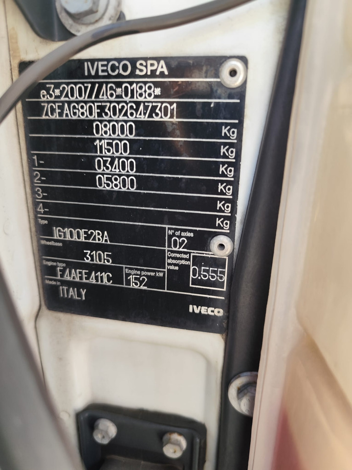 IVECO EUROCARGO 80-210 - 크레인 트럭 : 사진 4 IVECO EUROCARGO 80-210 - 크레인 트럭 : 사진 4