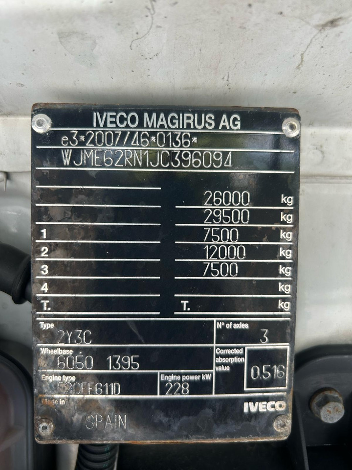 IVECO STRALIS AD 260S31 Y/P - 캡 새시 트럭 : 사진 2 IVECO STRALIS AD 260S31 Y/P - 캡 새시 트럭 : 사진 2
