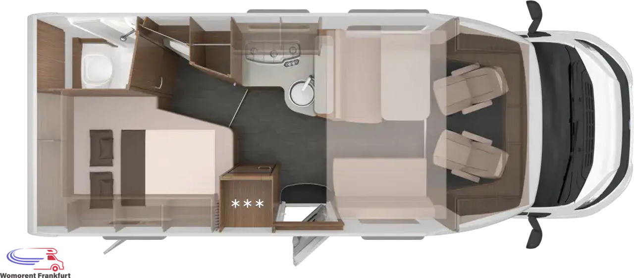 Wohnmobil Knaus L!VE WAVE 650 MF - 세미 통합 모터홈 : 사진 3 Wohnmobil Knaus L!VE WAVE 650 MF - 세미 통합 모터홈 : 사진 3