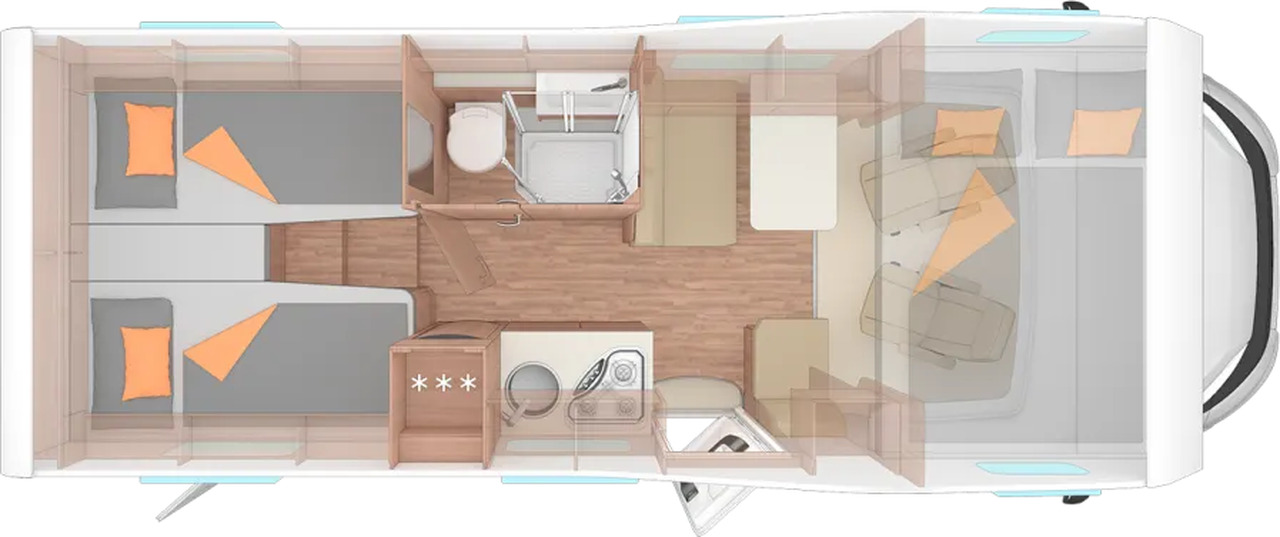 Wohnmobil Weinsberg CaraHome 650 MEG - 알코브 모터홈 : 사진 2 Wohnmobil Weinsberg CaraHome 650 MEG - 알코브 모터홈 : 사진 2