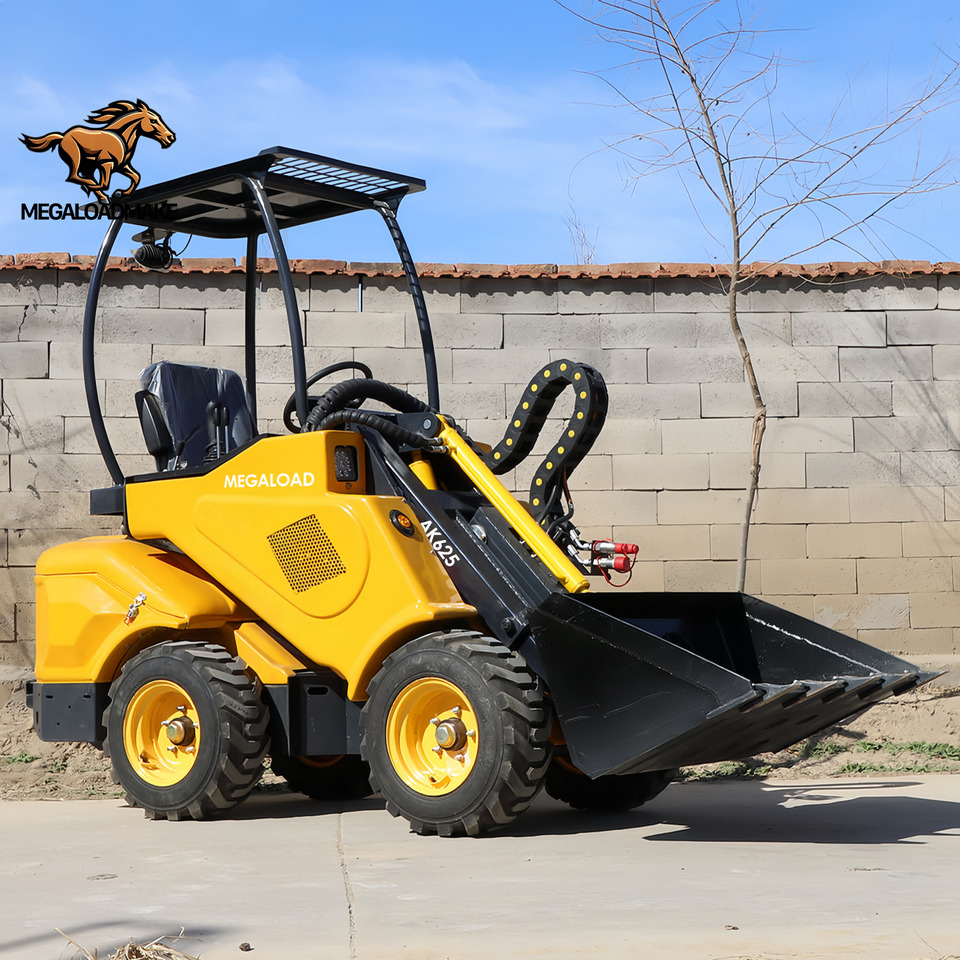 MEGALOAD AK625 Mini Wheel Loader Compact Size Articulated Diesel Kubota Engine P AK625 - 휠 로더 : 사진 1 MEGALOAD AK625 Mini Wheel Loader Compact Size Articulated Diesel Kubota Engine P AK625 - 휠 로더 : 사진 1
