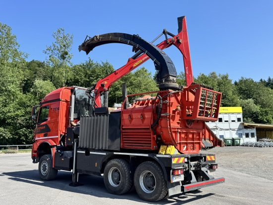Mercedes-Benz ACTROS 6x4 DONAR 5810K ? Hack-LKW / Mobilhacker | TCS Umwelttechnik - 트럭, 톱밥 제조기 : 사진 3 Mercedes-Benz ACTROS 6x4 DONAR 5810K ? Hack-LKW / Mobilhacker | TCS Umwelttechnik - 트럭, 톱밥 제조기 : 사진 3