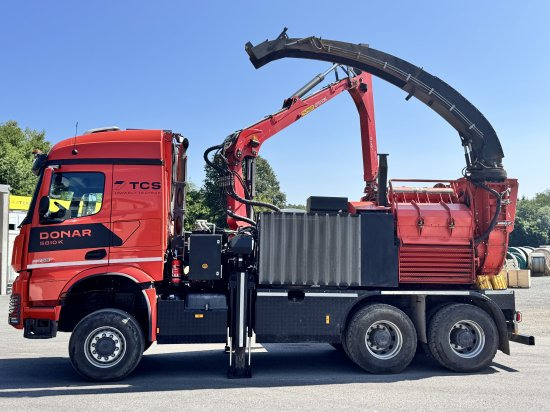 Mercedes-Benz ACTROS 6x4 DONAR 5810K ? Hack-LKW / Mobilhacker | TCS Umwelttechnik - 트럭, 톱밥 제조기 : 사진 2 Mercedes-Benz ACTROS 6x4 DONAR 5810K ? Hack-LKW / Mobilhacker | TCS Umwelttechnik - 트럭, 톱밥 제조기 : 사진 2