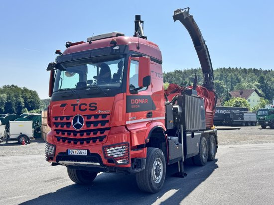 Mercedes-Benz ACTROS 6x4 DONAR 5810K ? Hack-LKW / Mobilhacker | TCS Umwelttechnik - 트럭, 톱밥 제조기 : 사진 1 Mercedes-Benz ACTROS 6x4 DONAR 5810K ? Hack-LKW / Mobilhacker | TCS Umwelttechnik - 트럭, 톱밥 제조기 : 사진 1