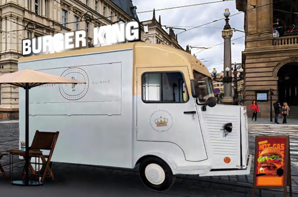 Deli Star Trailer Retro Frenchie HR 5020 Electric - EU standards - 자판기 트레일러 : 사진 1 Deli Star Trailer Retro Frenchie HR 5020 Electric - EU standards - 자판기 트레일러 : 사진 1