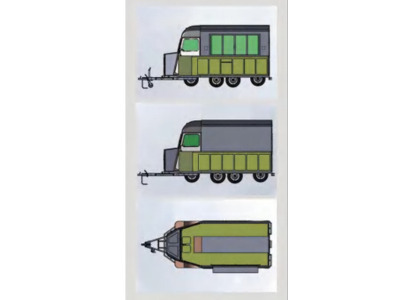 리스 Deli Star Trailer Retro Frenchie HR 5020 Towable - EU standards Deli Star Trailer Retro Frenchie HR 5020 Towable - EU standards : 사진 9